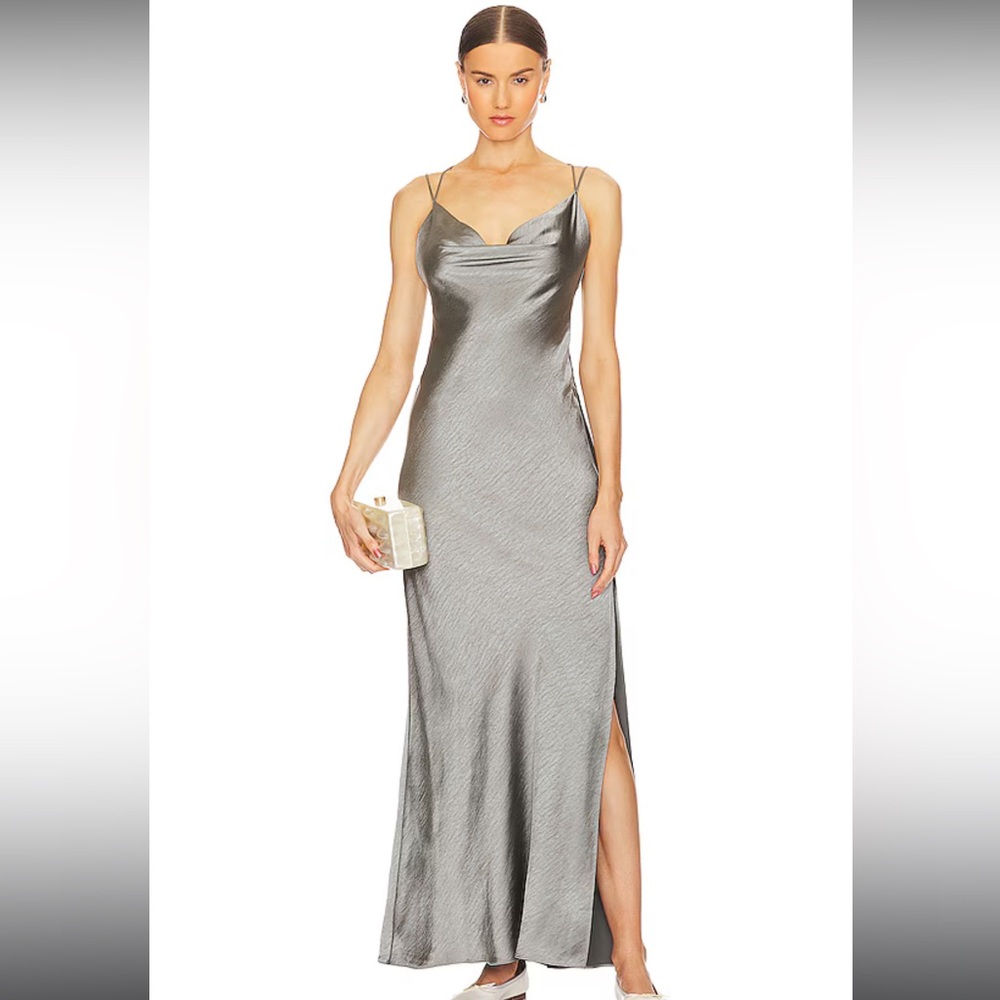 Olena Dress in Slate Grey - L’Academie